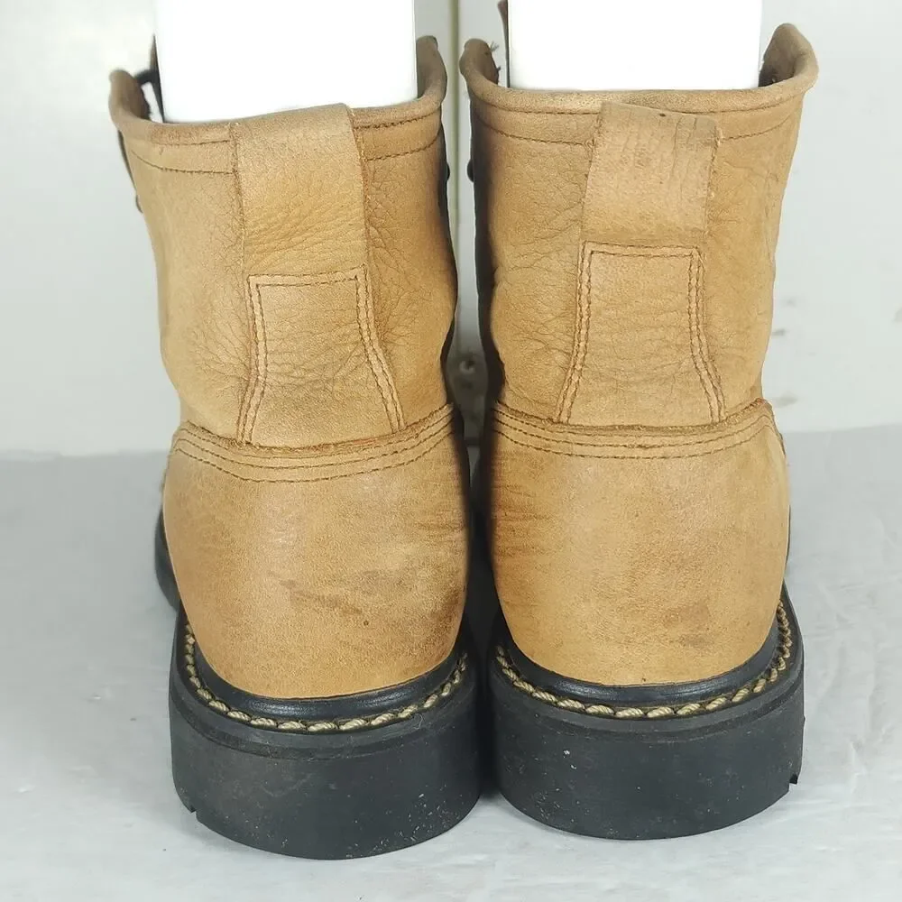 Ariat Women's ATS 31022 US 7B Brown Leather BroWestern Roper Kiltie Ankle Boots